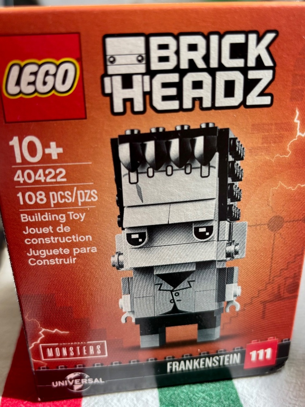 LEGO BRICK'H'EADZ "Frankenstein" 40422 UNOPENED.